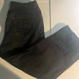 VTG Made In USA Black Calvin Klein Jeans Size 34
